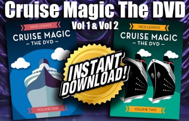 Cruise Magic the DVDs” Vol. 1 & Vol. 2 by Nick Lewin